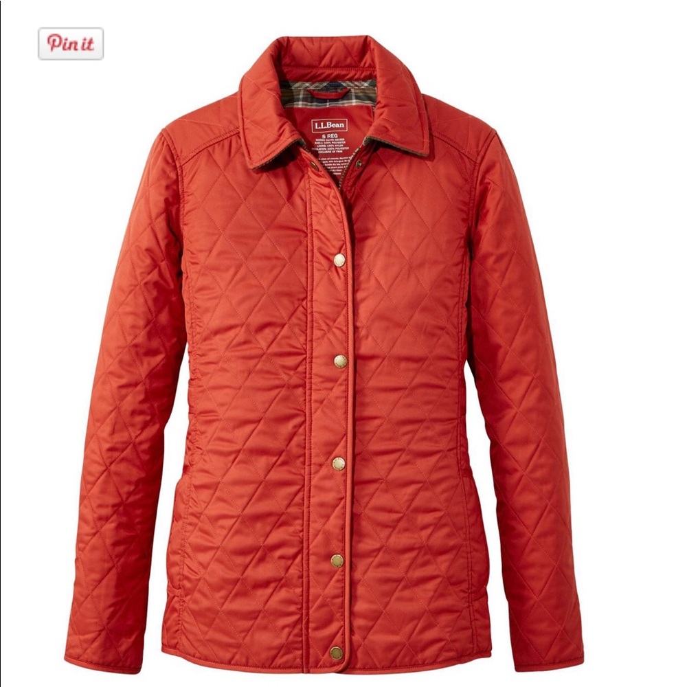 LL Bean Quilted Riding Jacket